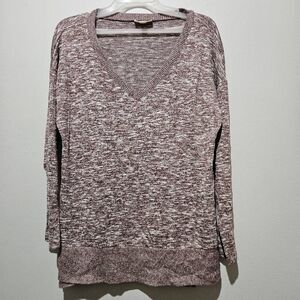 Style & Co Women's V-Neck Knit Top Size M